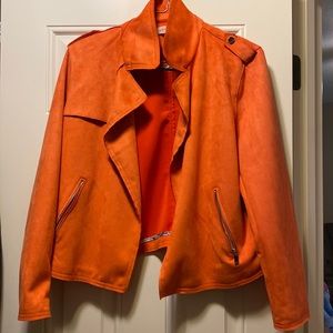 Philosophy suede jacket.